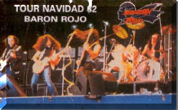 Entrada de concierto de Barón Rojo