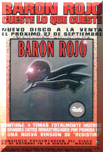 Póster de concierto de Barón Rojo