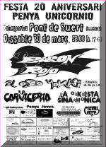 Póster de concierto de Barón Rojo