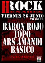 Póster de concierto de Barón Rojo
