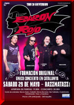 Póster de concierto de Barón Rojo