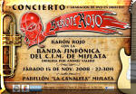 Póster de concierto de Barón Rojo