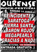 Póster de concierto de Barón Rojo