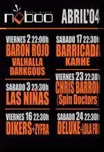 Póster de concierto de Barón Rojo