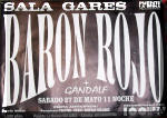 Póster de concierto de Barón Rojo