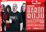 Póster de concierto de Barón Rojo