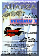 Póster de concierto de Barón Rojo