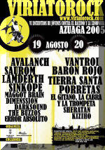 Póster de concierto de Barón Rojo