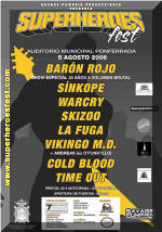Póster de concierto de Barón Rojo