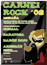 Póster de concierto de Barón Rojo